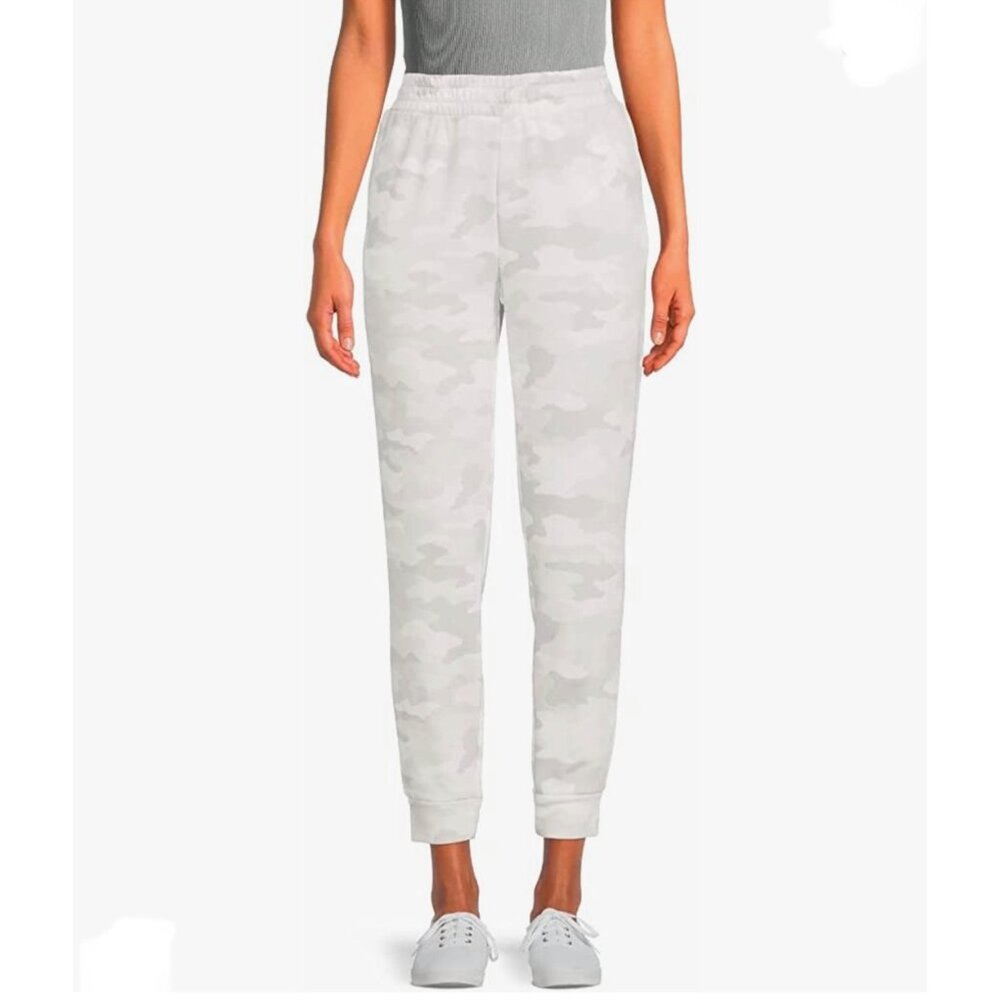 Light Grey Camo Cuffed Sleep Pants Large
